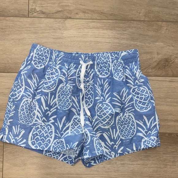 chubbies Other - Chubbies Blue and White Pineapple Men's Athletic/swim Shorts small 4”